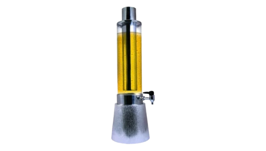 Beer Tower With Stainless Steel Insert & Base - 3 Liter