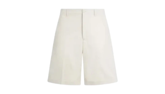 Tennis Cotton Shorts - Ivory