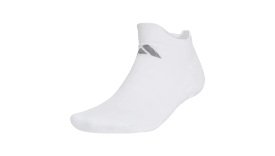 Tennis Low Cut Socks Cushioned 1 Pair Pack - White/Three Grey