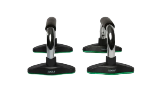 Chrome Push Up Grips Press-Up Grips - Black