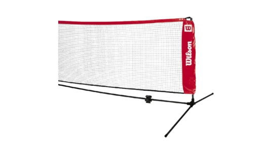 EZ Tennis Net 6,10m - Black/Red