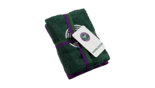 Classic Green and Purple Face Towel 30x30cm