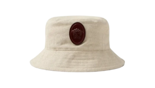 Cotton & Linen Bucket Hat - Beige