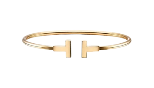 Tiffany T Wire Bangle - 18KT Yellow Gold