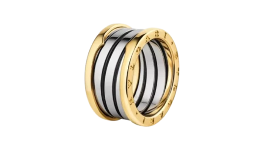 B.Zero1 Gold & Steel Ring - Yellow Gold/Steel