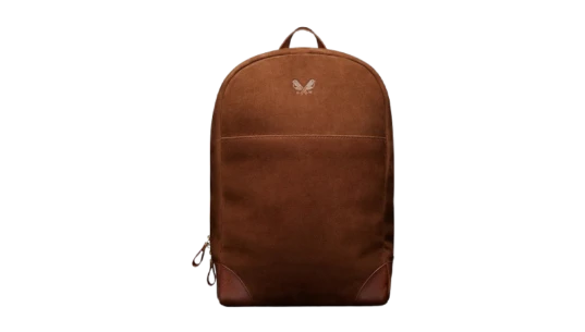 Suede Backpack - Tobacco Brown
