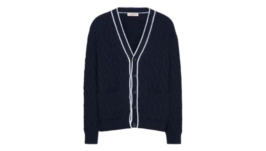 Toile Iconographe Cotton Cardigan - Navy Blue