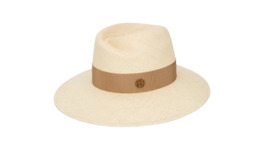 Virginie Straw Fedora Hat - Beige