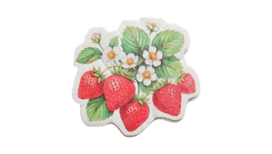 Strawberry Paper Napkins (Pack Of 20) - Multicolor