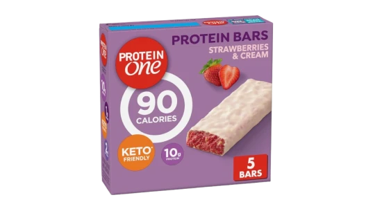 Strawberries & Cream Protein Bars GLP-1 Friendly 136g