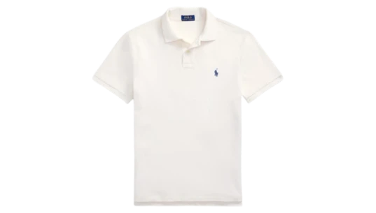 The Iconic Custom Slim Fit Mesh Polo - Red Sky