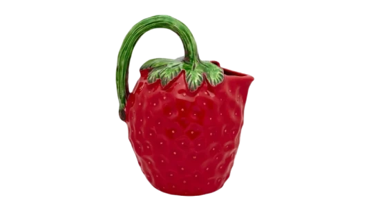 Strawberry-Shaped Pitcher - Red
