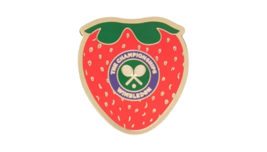 Red Strawberry Metal Magnet