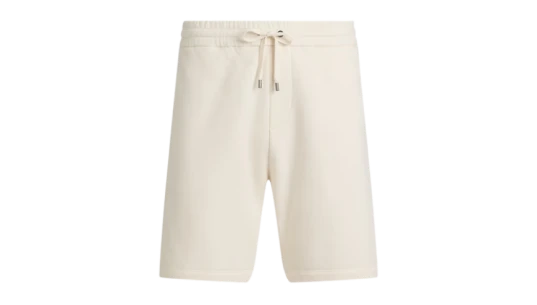 Purple Label Wimbledon Cotton-Cashmere Fleece Short - Classic Cream