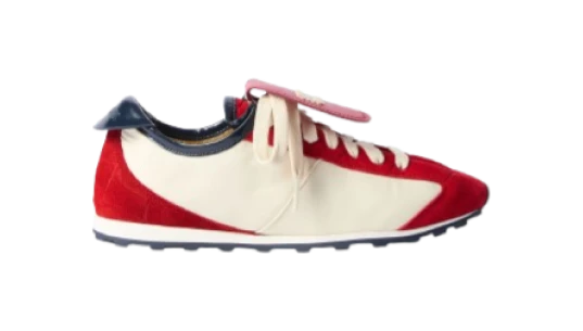 The Tennis Soft Sneakers - White/Red
