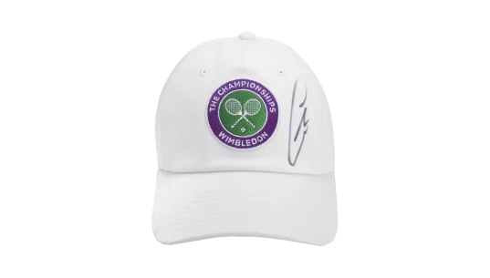 Carlos Alcaraz Signed White Wimbledon Tennis Cap