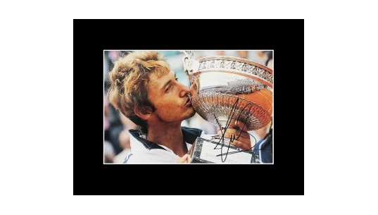 Signed Ferrero Juan Carlos Photo Display – 16×12 Roland Garros 2003 Autograph