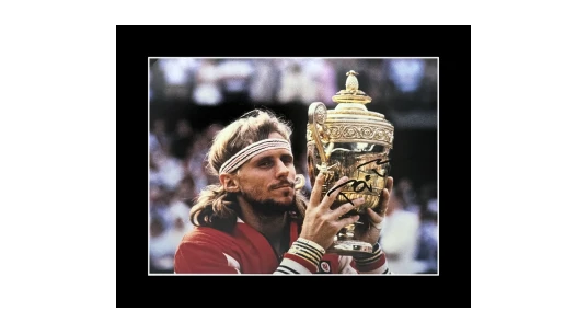 Bjorn Borg Signed Photo Display 12×10 - 5x Wimbledon Champion