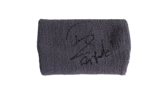 Match Worn Rafael Nadal Signed Wristband: 2019 Mexican Open