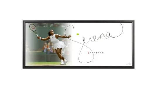 Serena Williams Signed and Framed Photo: The Show