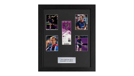 Unsigned London 2012 Olympics Ticket Frame: Men's Tennis Gold Medal Match