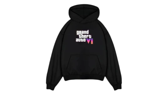 Grand Theft Auto VI Oversized Hoodie - Black/Multicolor