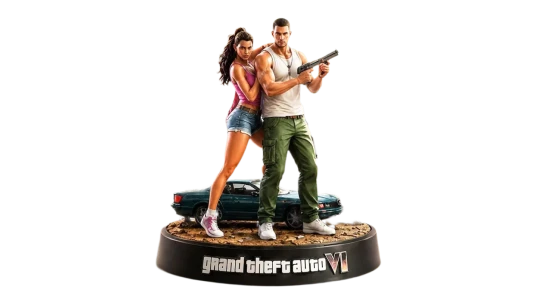 GTA VI Jason & Lucia Acrylic Plaque