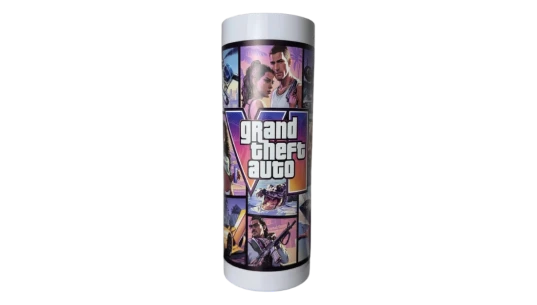 Grand Theft Auto VI Cover Tumbler Art