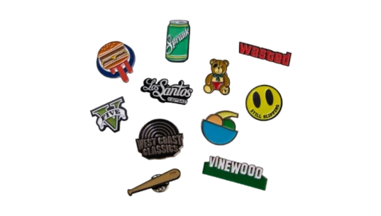 Grand Theft Auto V Enamel Pins