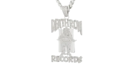 Logo Flat Ice Chain - Silver