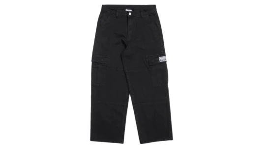 Heavyweight Baggy Fit Denim Cargo Pant - Dark Stonewash