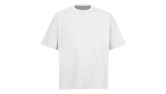 Heavyweight Cotton Short Sleeve Crew Neck T-Shirt - White