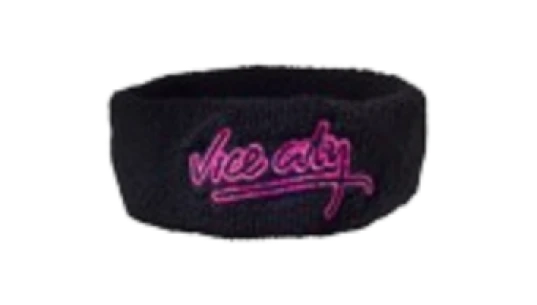 Grand Theft Auto: Vice City Head Band - Black/Pink