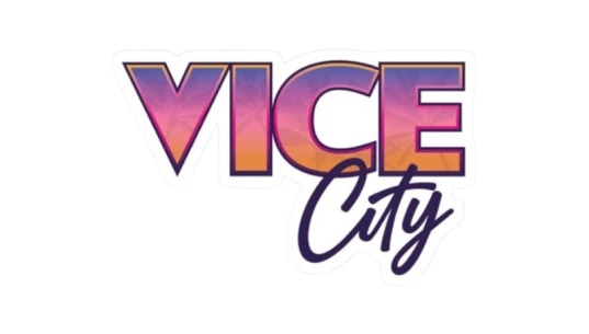 Vice City Sticker - Multicolor