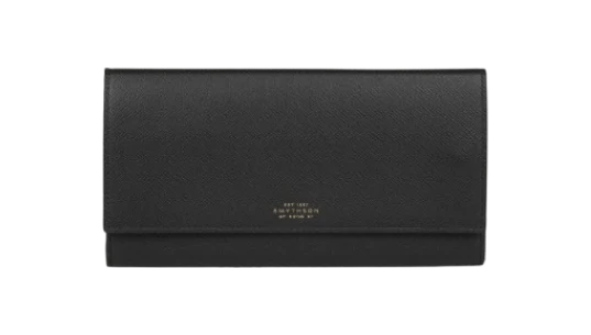 Marshall Tri-Fold Travel Wallet - Black