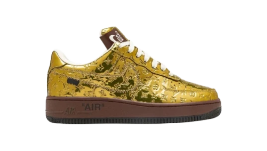 Air Force 1 Low Virgil Abloh - Metallic Gold