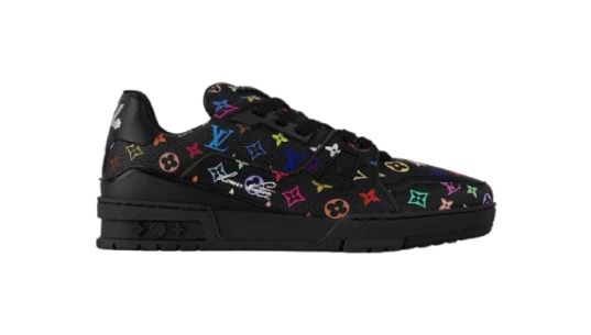 LV Trainer Sneakers - Black/Multicolor