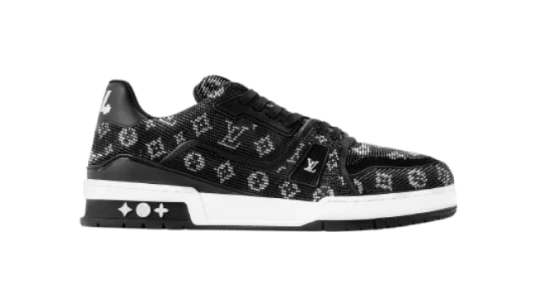 LV Trainer Sneaker - Black/White