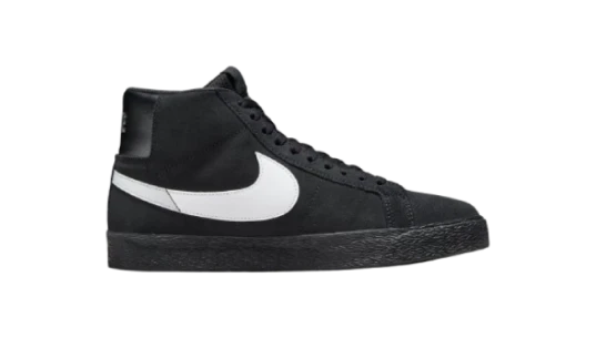 SB Zoom Blazer Mid - Black/Black/Black/White