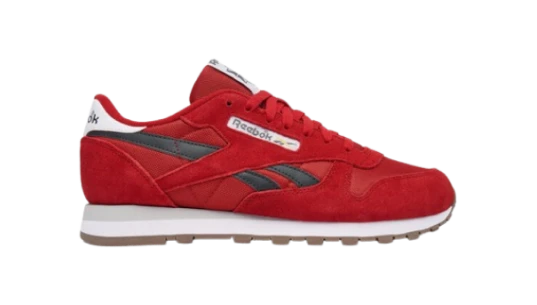 Classic Leather Sneakers - Flash Red/Grey 6/Ftwr White