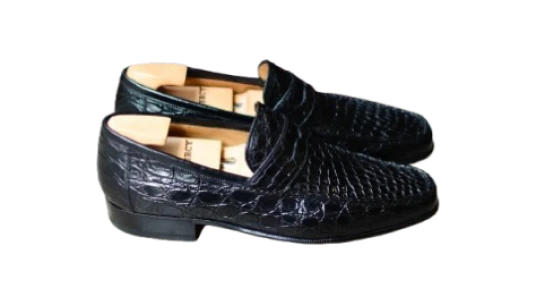 The Philippe Crocodile Penny Loafer