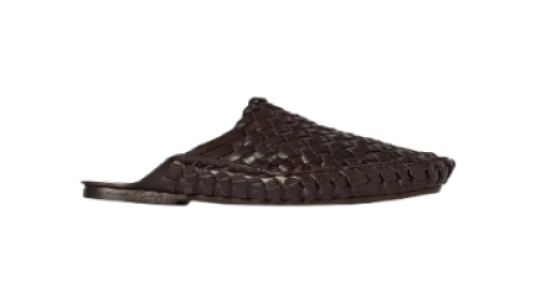 Woven Slip On Shoe - Lacquer Brown