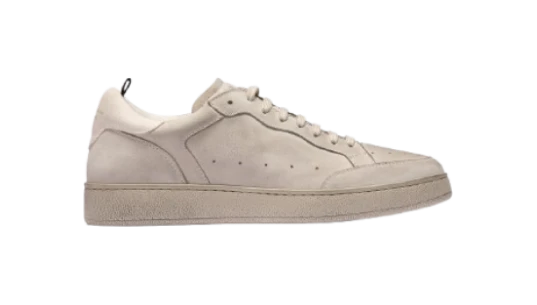 The Answer 005 Leather & Suede Sneakers - Grey