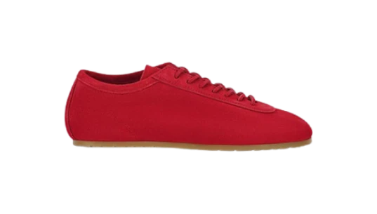 Suede Sneakers - Red