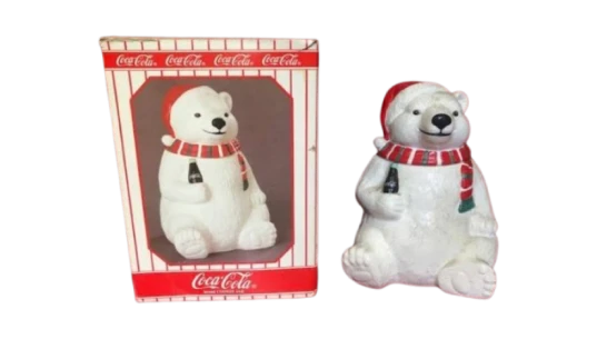 Polar Bear Cookie Jar 1996
