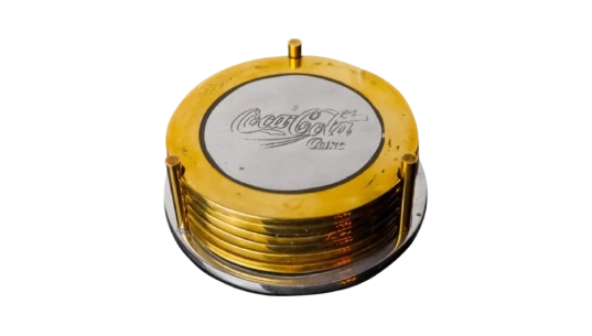 Coca-Cola Bronze Coaster Set Of 6
