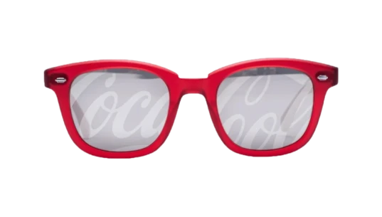 Logo Kinney Sunglasses - Red/Clear