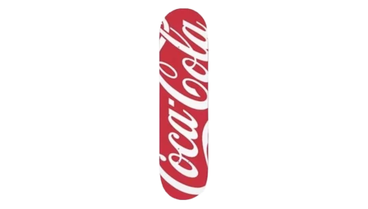 Logo Skate Deck - Red/White