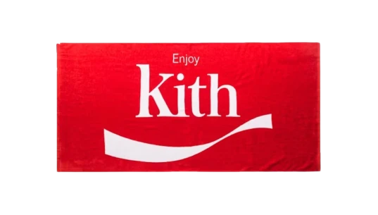 Enjoy Beach Towel - Red/White