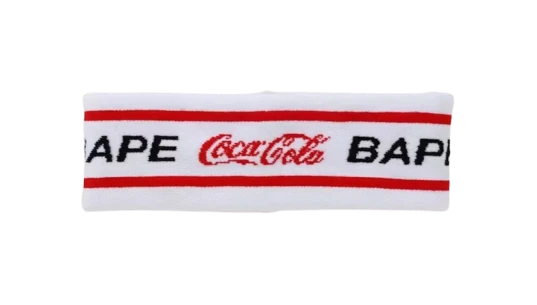 Logo Headband - White/Red/Black